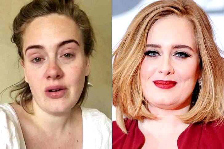 Adele no makeup