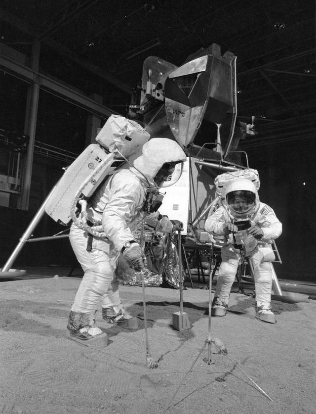 Apollo 11 Crew During Training Exercise