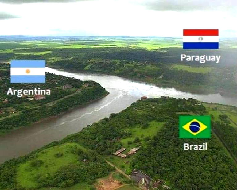 Argentina Paraguay Brazil border