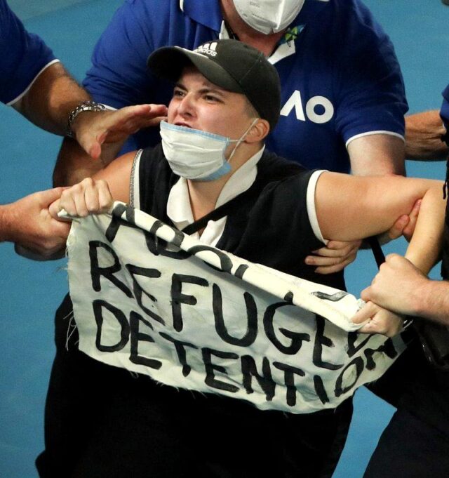 Australian Open 2022 Abolish refugee detention