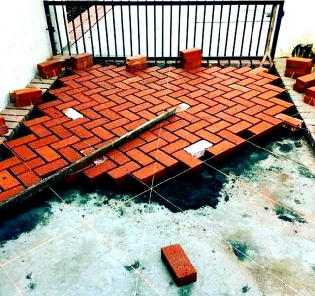 Brick Flooring Work