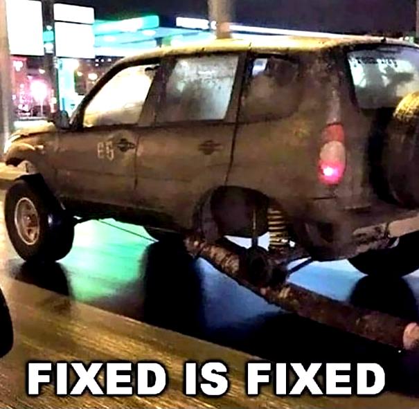 Fixed is fixed