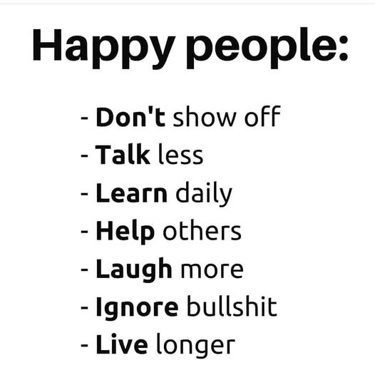 Happy people