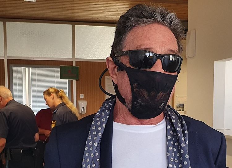 John McAfee Thong as Face Mask