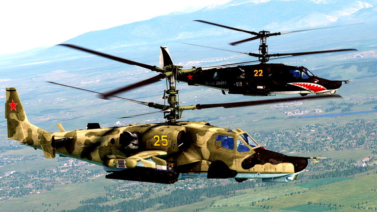 KA-50 helicopter