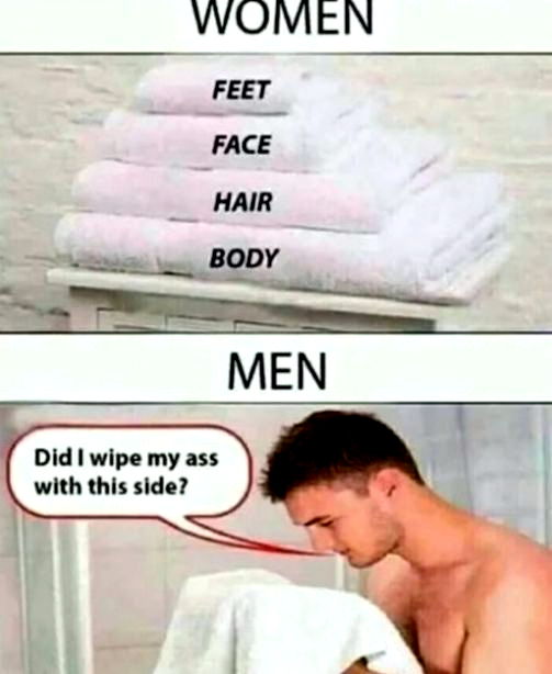 MAN WOMAN Towel