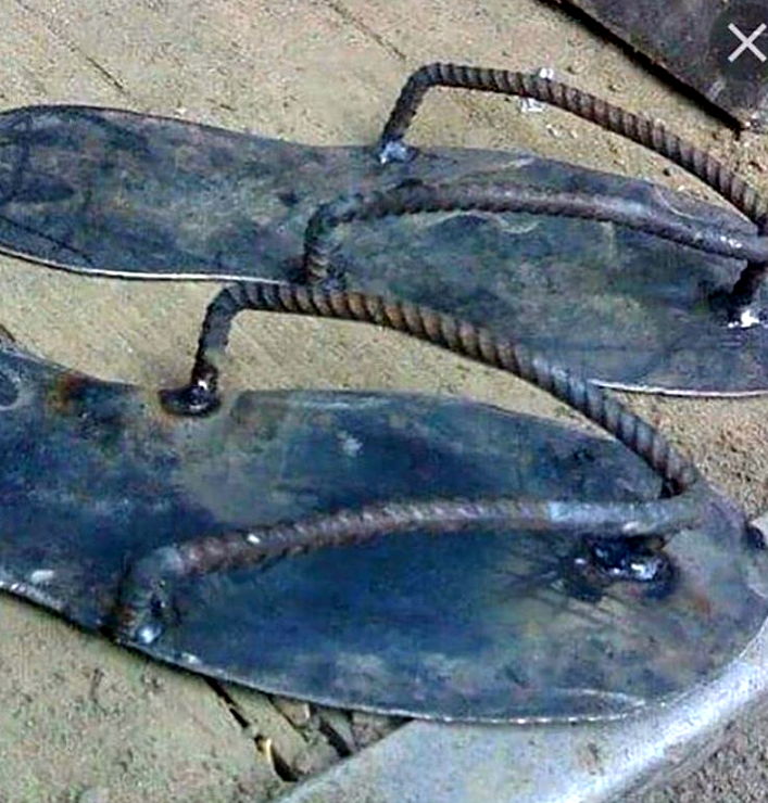 Metal Flip-Flops