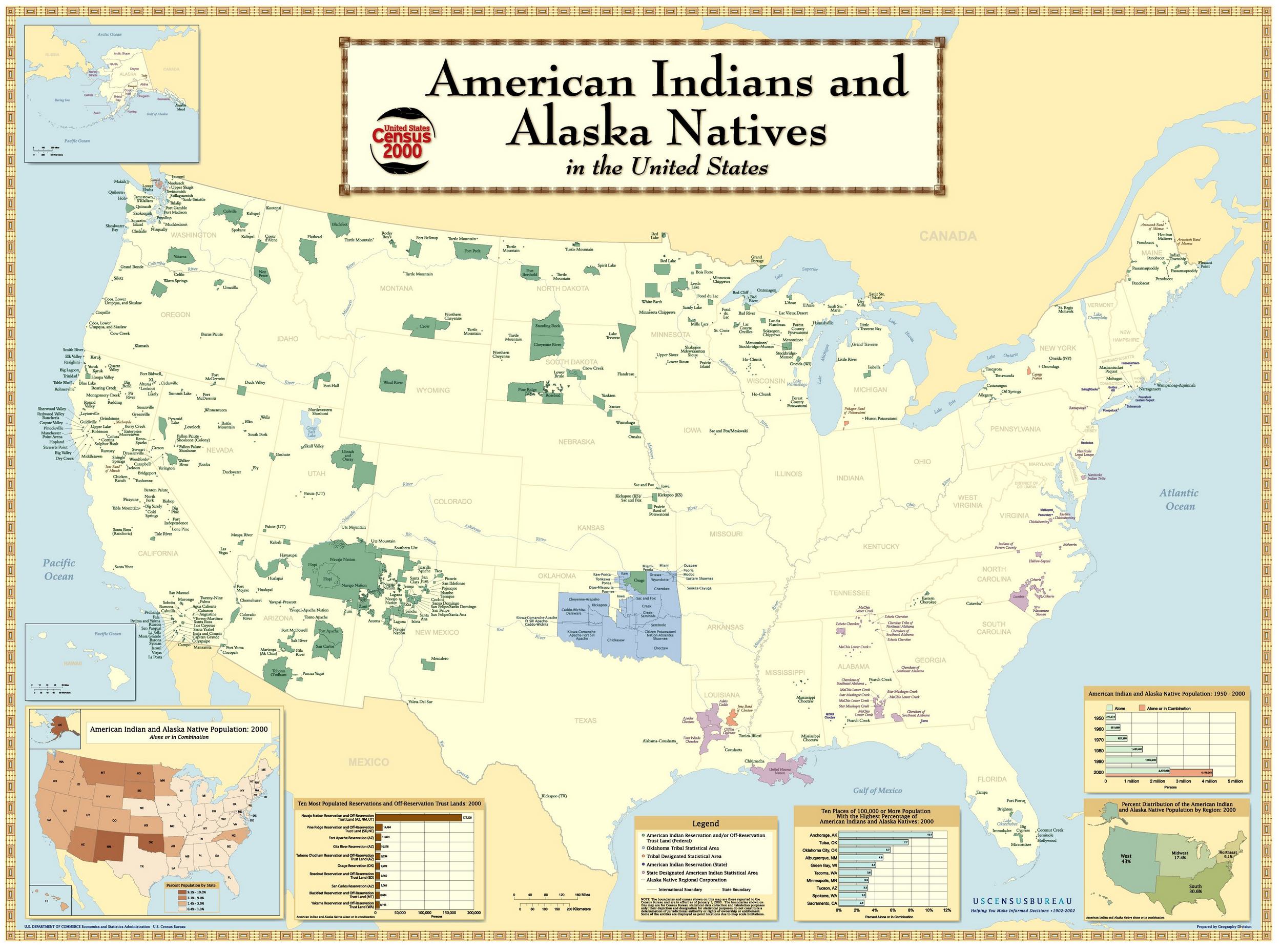 Native Americans reservations
