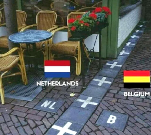 Netherlands Belgium border