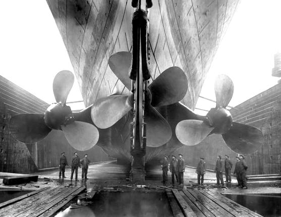 Propellers of the Titanic