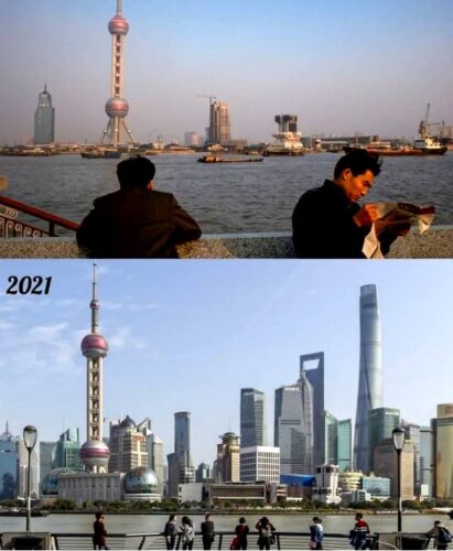 Shanghai before and after - Wiolo.com