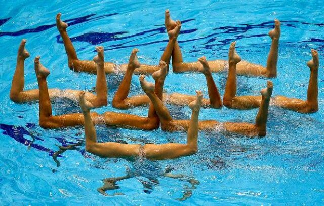 Synchronised swimming