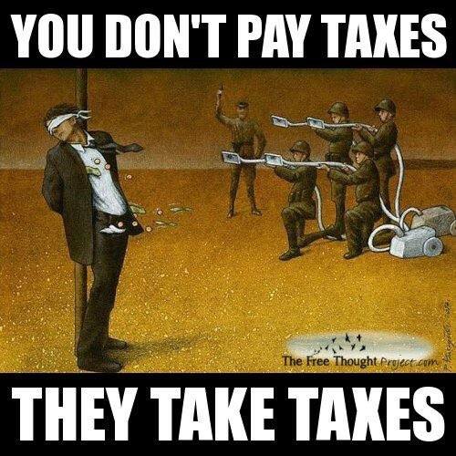 They take taxes