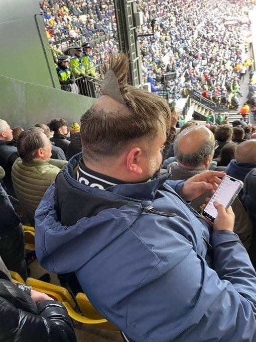 Windy hairstyle